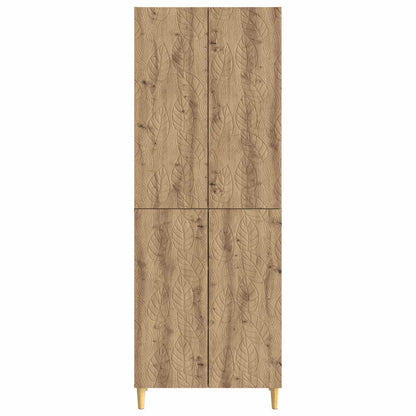 Cabinet Set 2 pcs Artisan Oak Engineered Wood