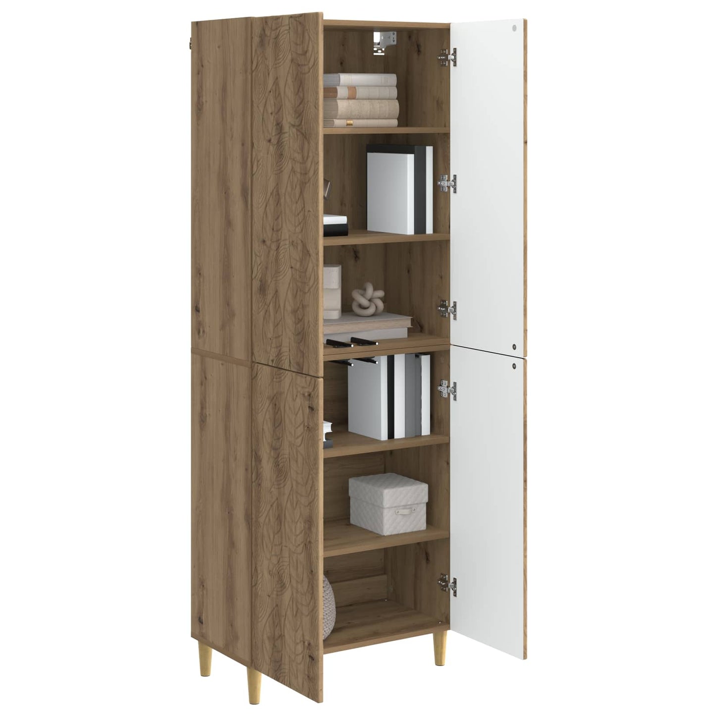 Cabinet Set 2 pcs Artisan Oak Engineered Wood