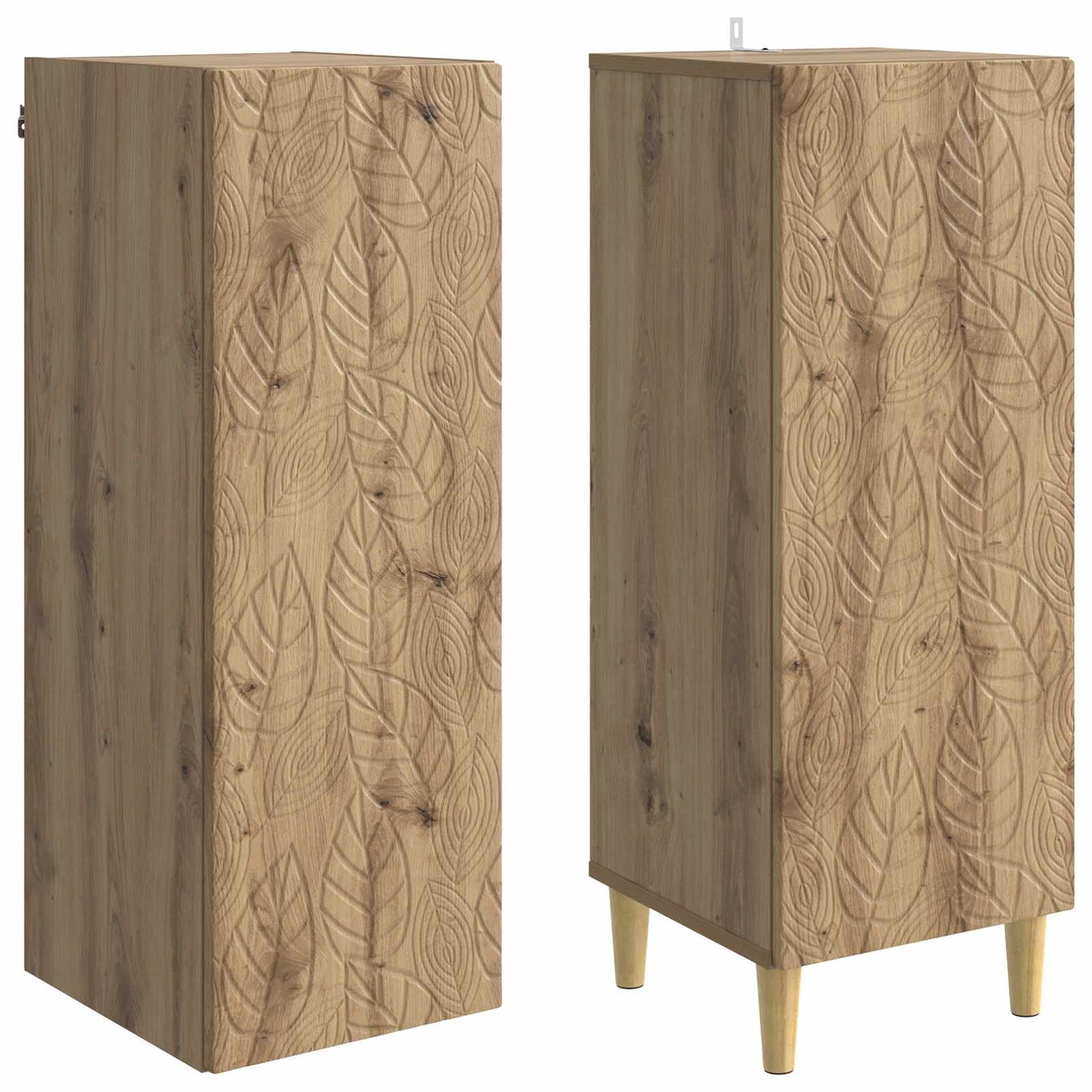 Cabinet Set 2 pcs Artisan Oak Engineered Wood