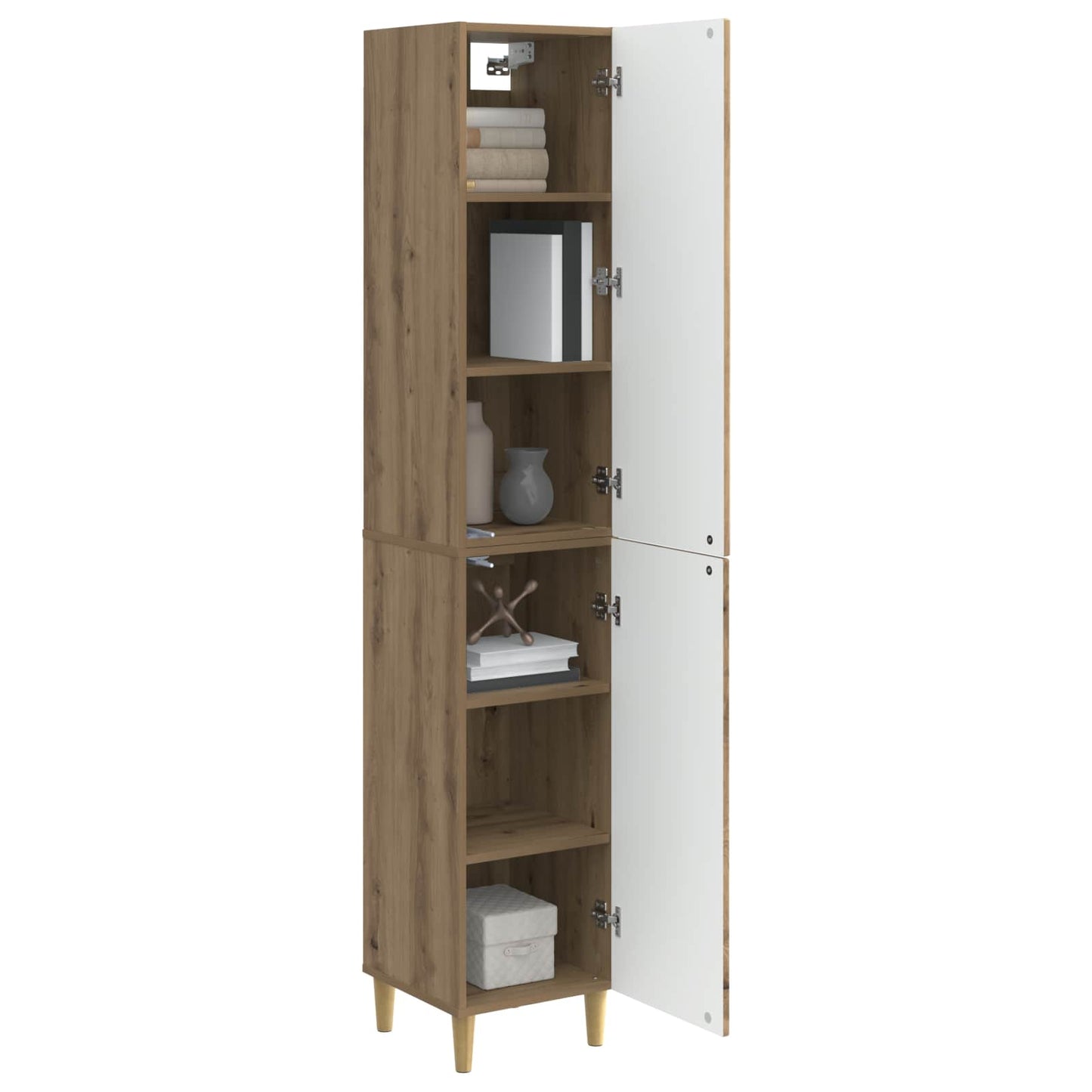 Cabinet Set 2 pcs Artisan Oak Engineered Wood