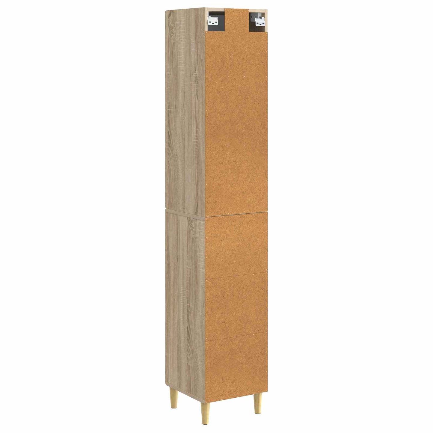 Cabinet Set 2 pcs 33 x 34.5 x 90 cm Engineered Wood Sonoma Oak
