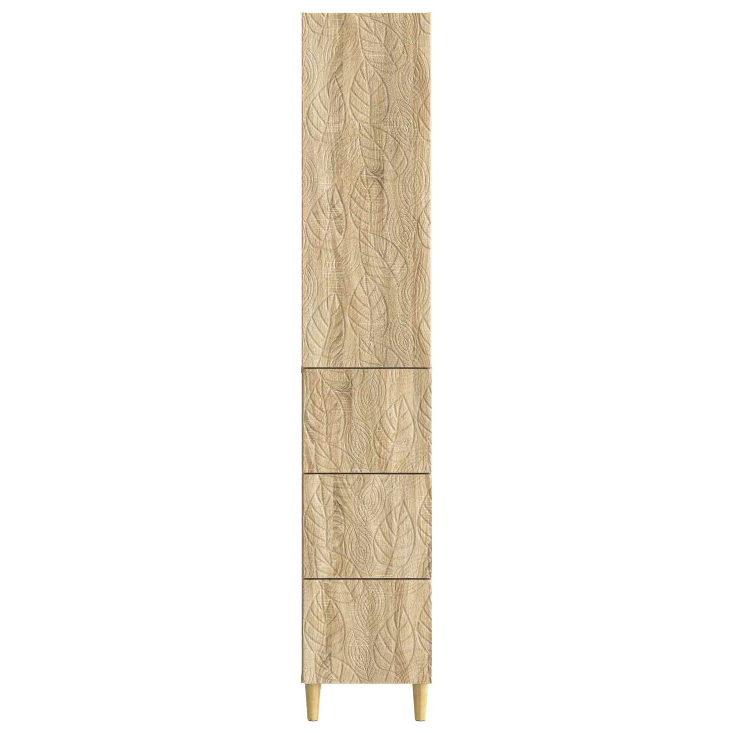 Cabinet Set 2 pcs 33 x 34.5 x 90 cm Engineered Wood Sonoma Oak