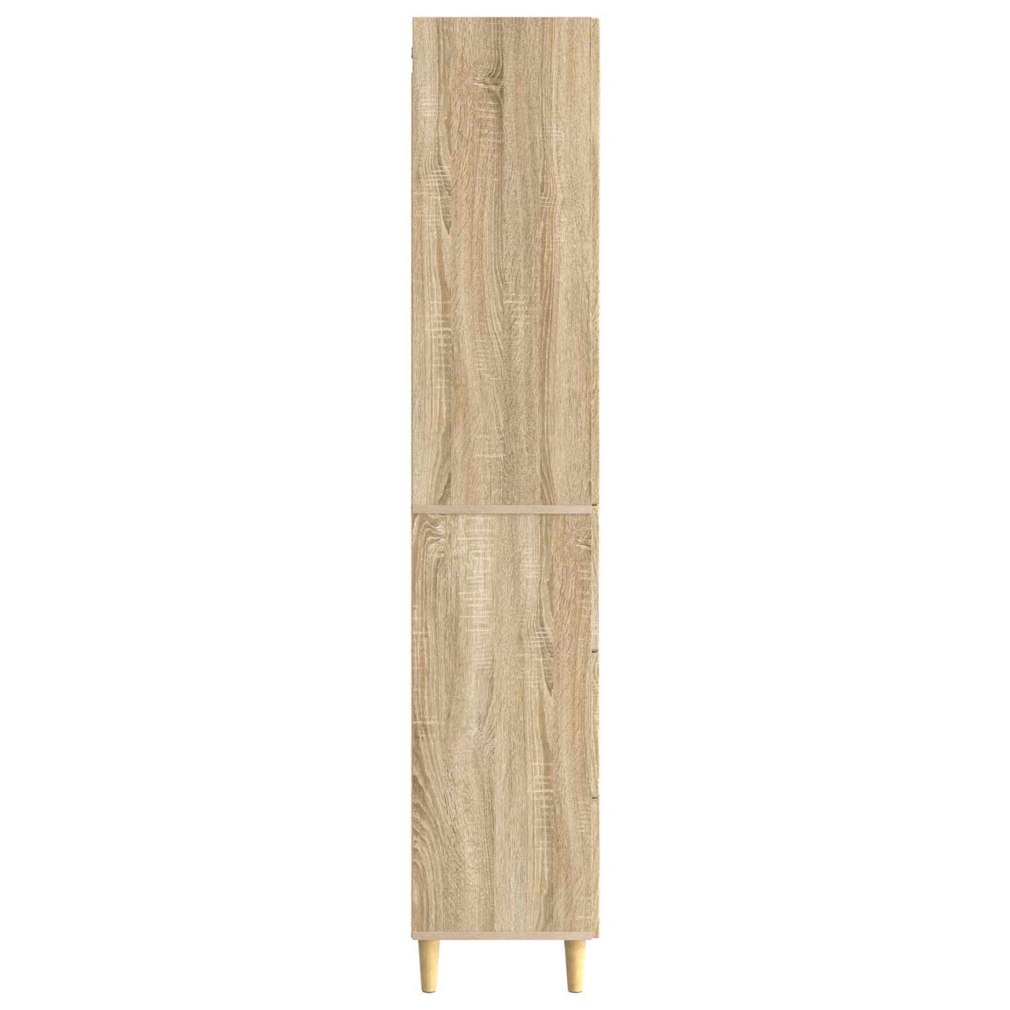 Cabinet Set 2 pcs 33 x 34.5 x 90 cm Engineered Wood Sonoma Oak