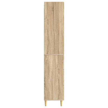 Cabinet Set 2 pcs 33 x 34.5 x 90 cm Engineered Wood Sonoma Oak