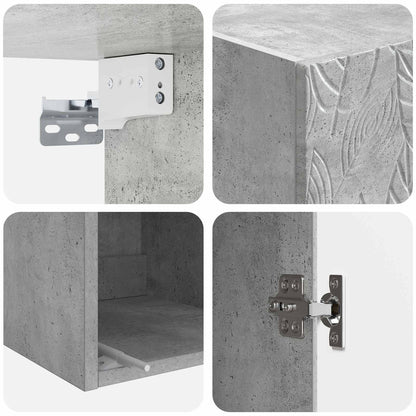 Cabinet Set 2 pcs 33 x 34.5 x 90 cm Engineered Wood