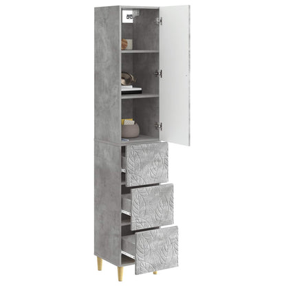 Cabinet Set 2 pcs 33 x 34.5 x 90 cm Engineered Wood