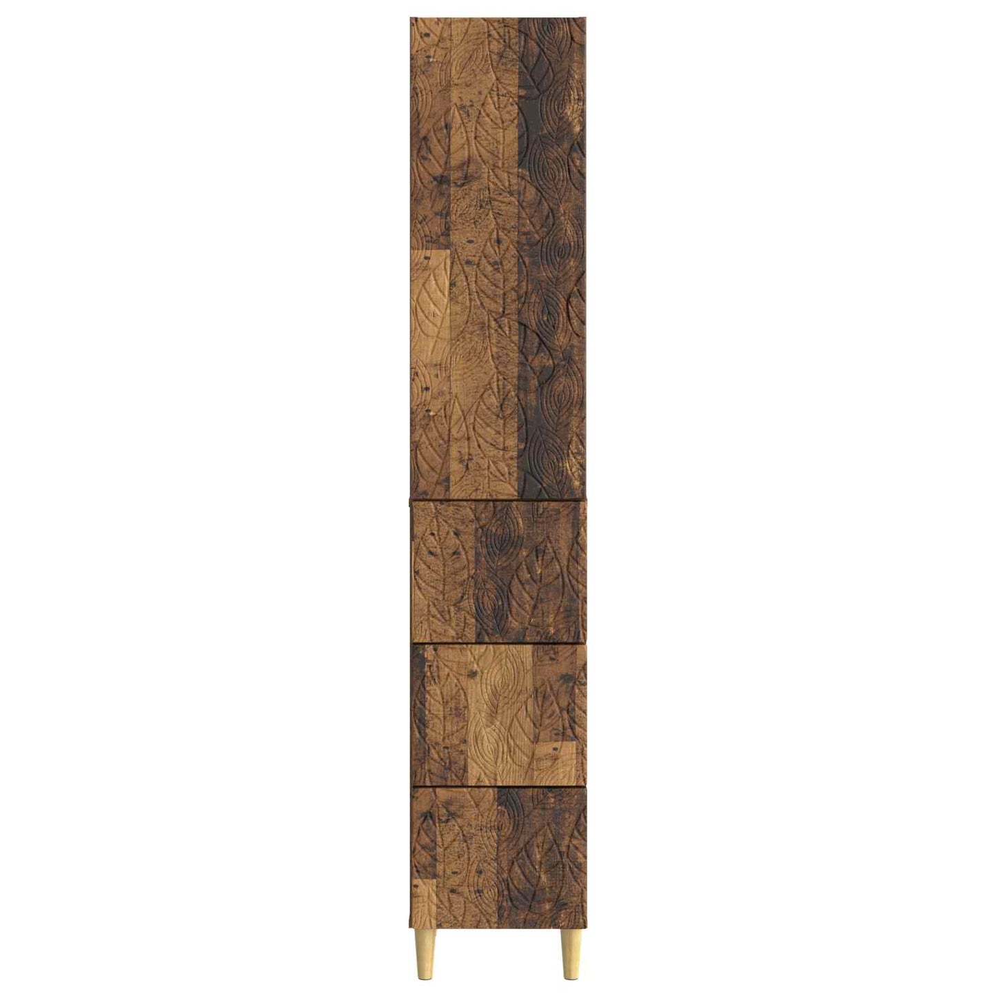 Cabinet Set 2 pcs 33 x 34.5 x 90 cm Engineered Wood Old Wood