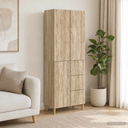 2 pcs Sonoma Oak