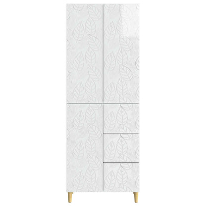 2 pcs High Gloss White