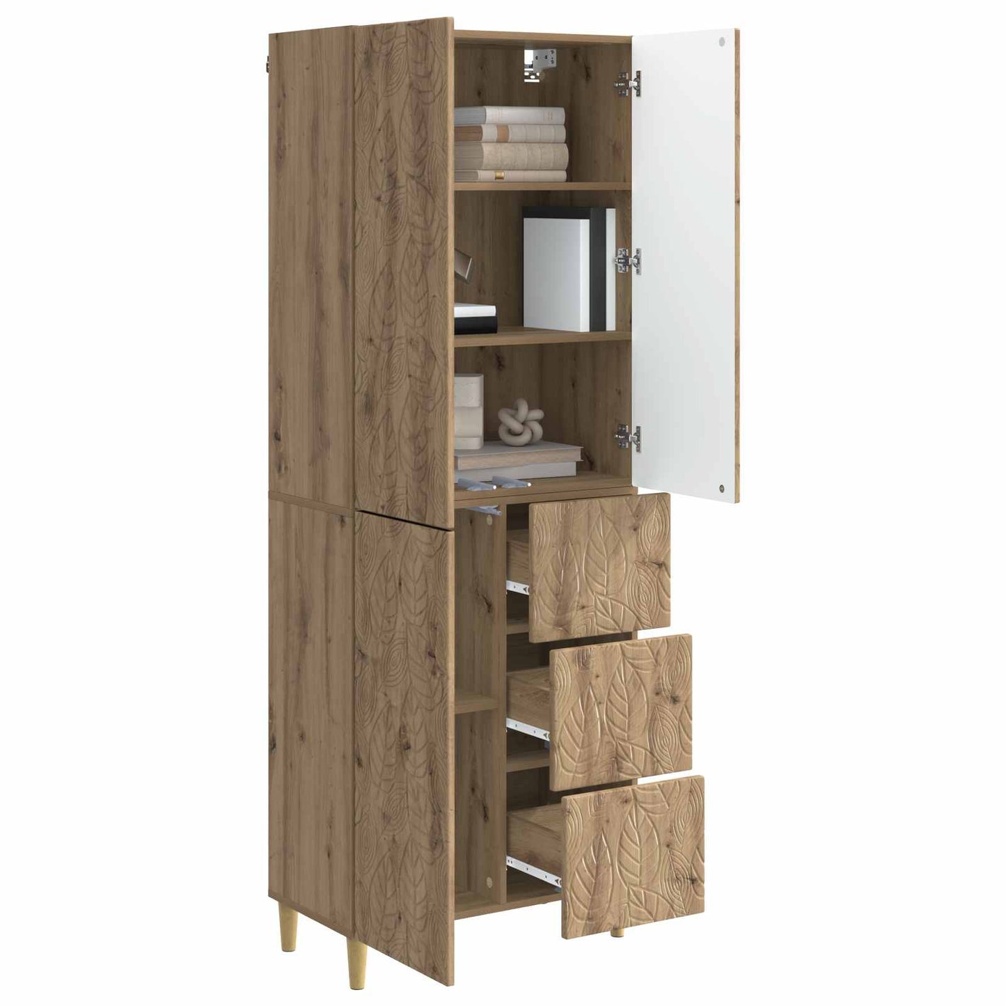 2 pcs Artisan Oak