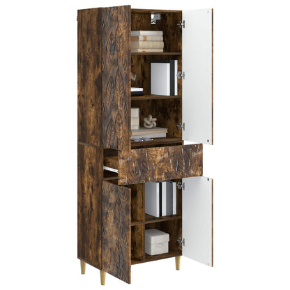 Cabinet Set 2 pcs Engineered Wood