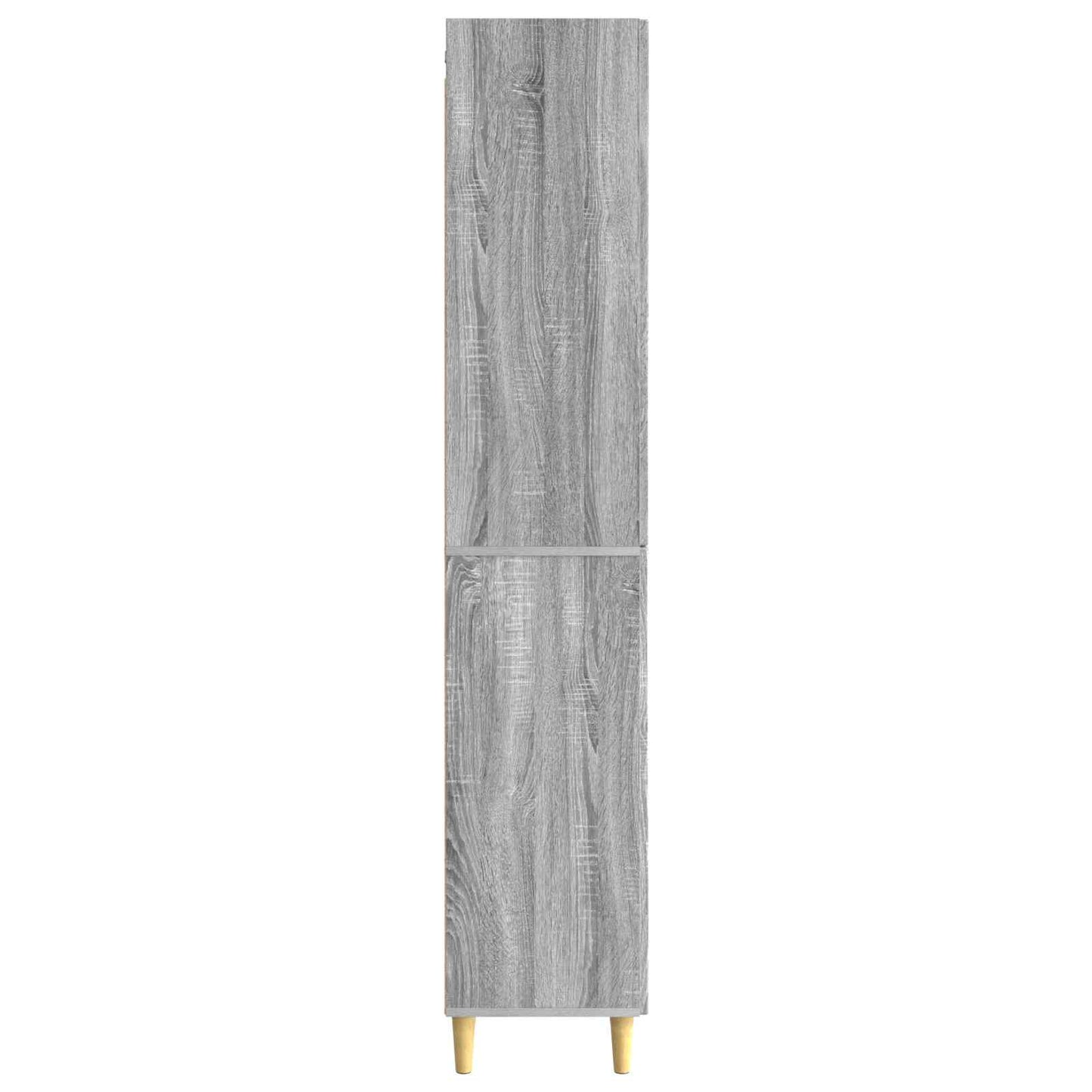 Cabinet Set 2 pcs Grey Sonoma Engineered Wood