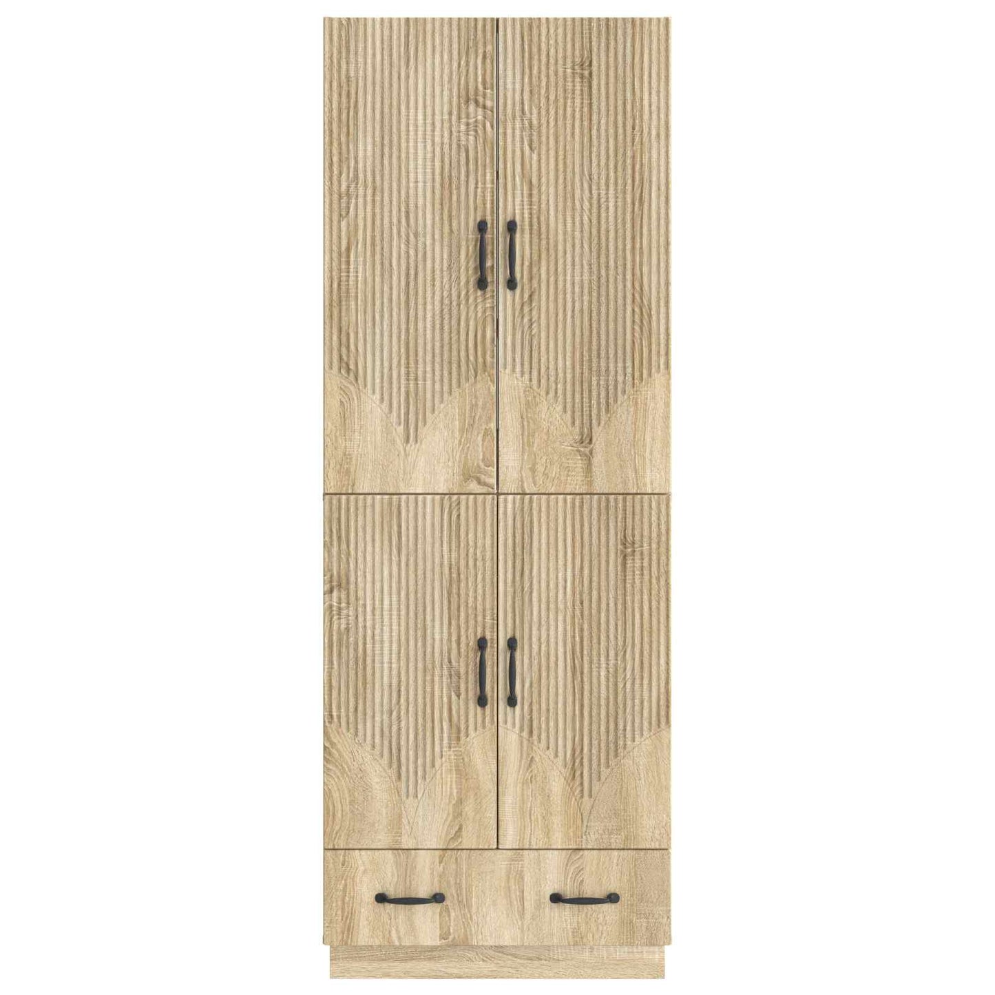Cabinet Set 2 pcs Sonoma Oak Engineered Wood