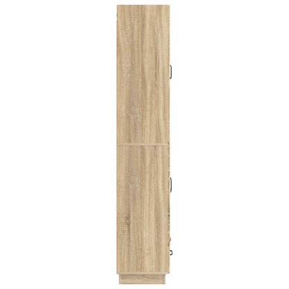 Cabinet Set 2 pcs Sonoma Oak Engineered Wood