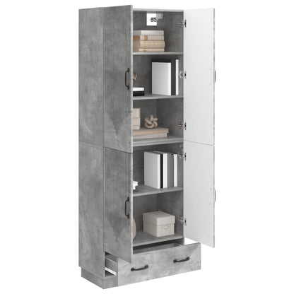 Cabinet Set 2 pcs Engineered Wood