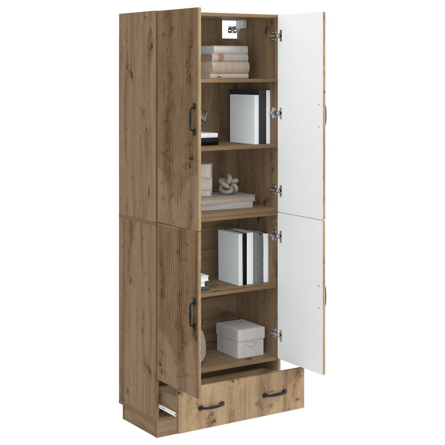 Cabinet Set 2 pcs Artisan Oak Engineered Wood
