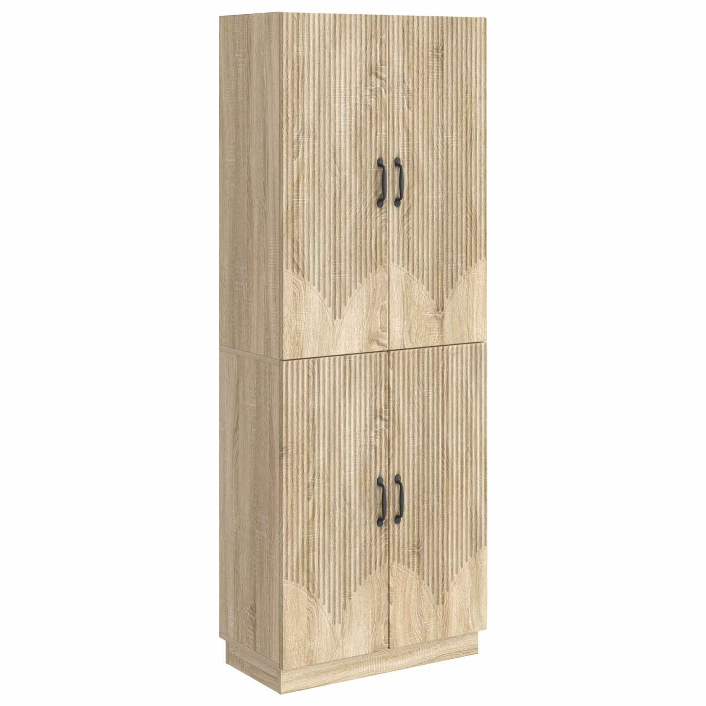 Cabinet Set 2 pcs Sonoma Oak Engineered Wood