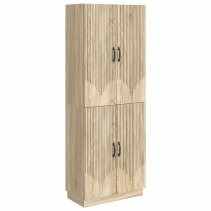 Cabinet Set 2 pcs Sonoma Oak Engineered Wood
