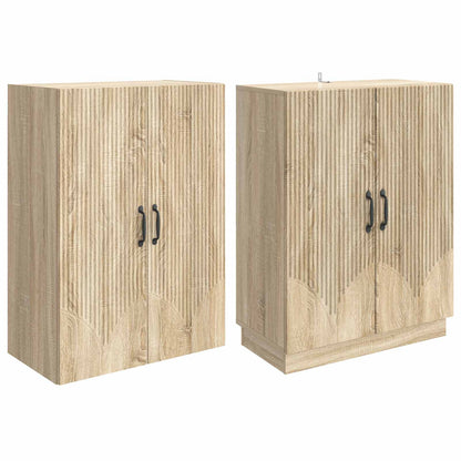 Cabinet Set 2 pcs Sonoma Oak Engineered Wood