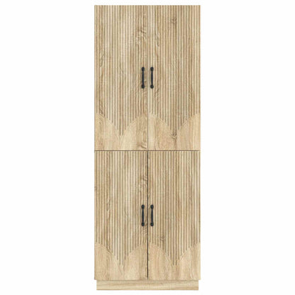 Cabinet Set 2 pcs Sonoma Oak Engineered Wood