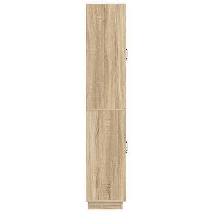 Cabinet Set 2 pcs Sonoma Oak Engineered Wood