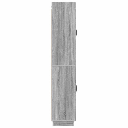 Cabinet Set 2 pcs Grey Sonoma Engineered Wood