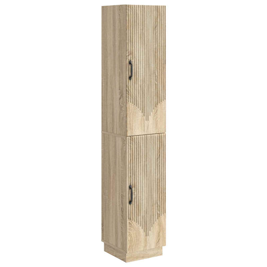 Cabinet Set 2 pcs Sonoma Oak Engineered Wood