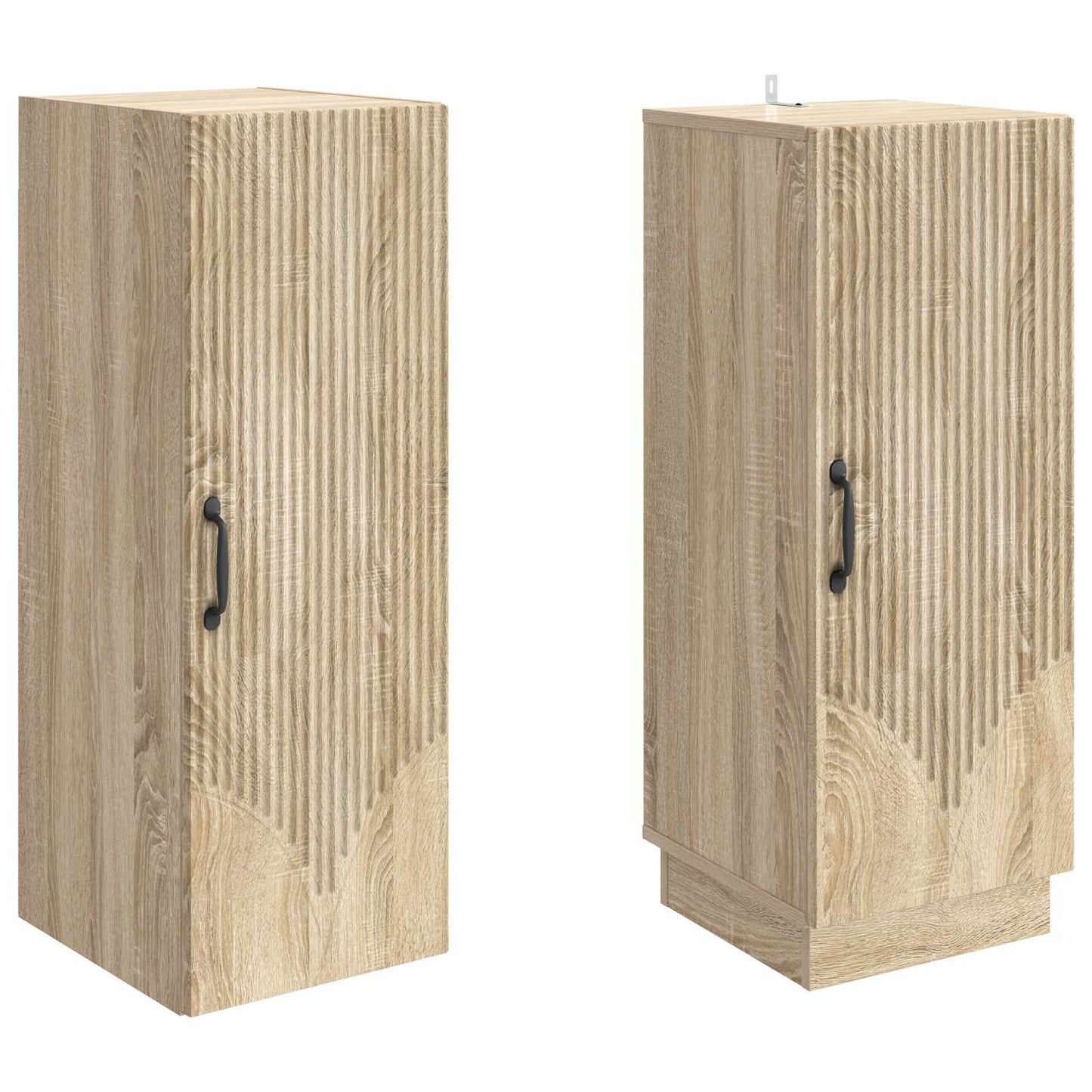 Cabinet Set 2 pcs Sonoma Oak Engineered Wood
