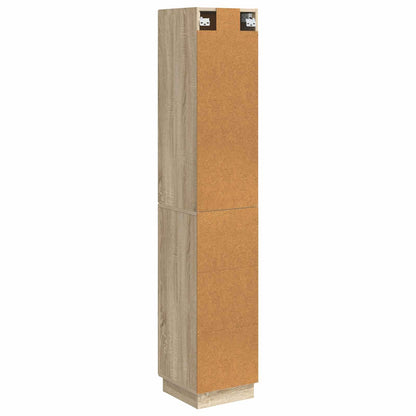Cabinet Set 2 pcs Sonoma Oak Engineered Wood