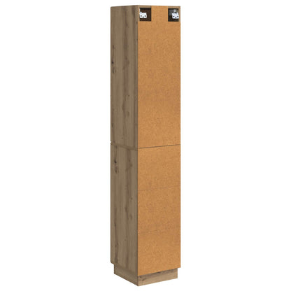 Cabinet Set 2 pcs Artisan Oak Engineered Wood