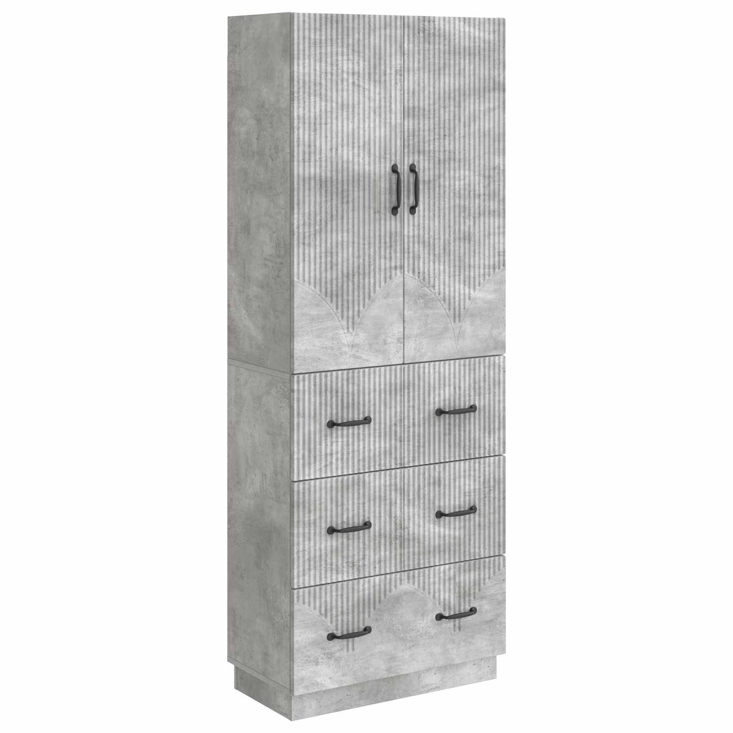 Cabinet Set 2 pcs 66 x 34.5 x 87 cm Engineered Wood