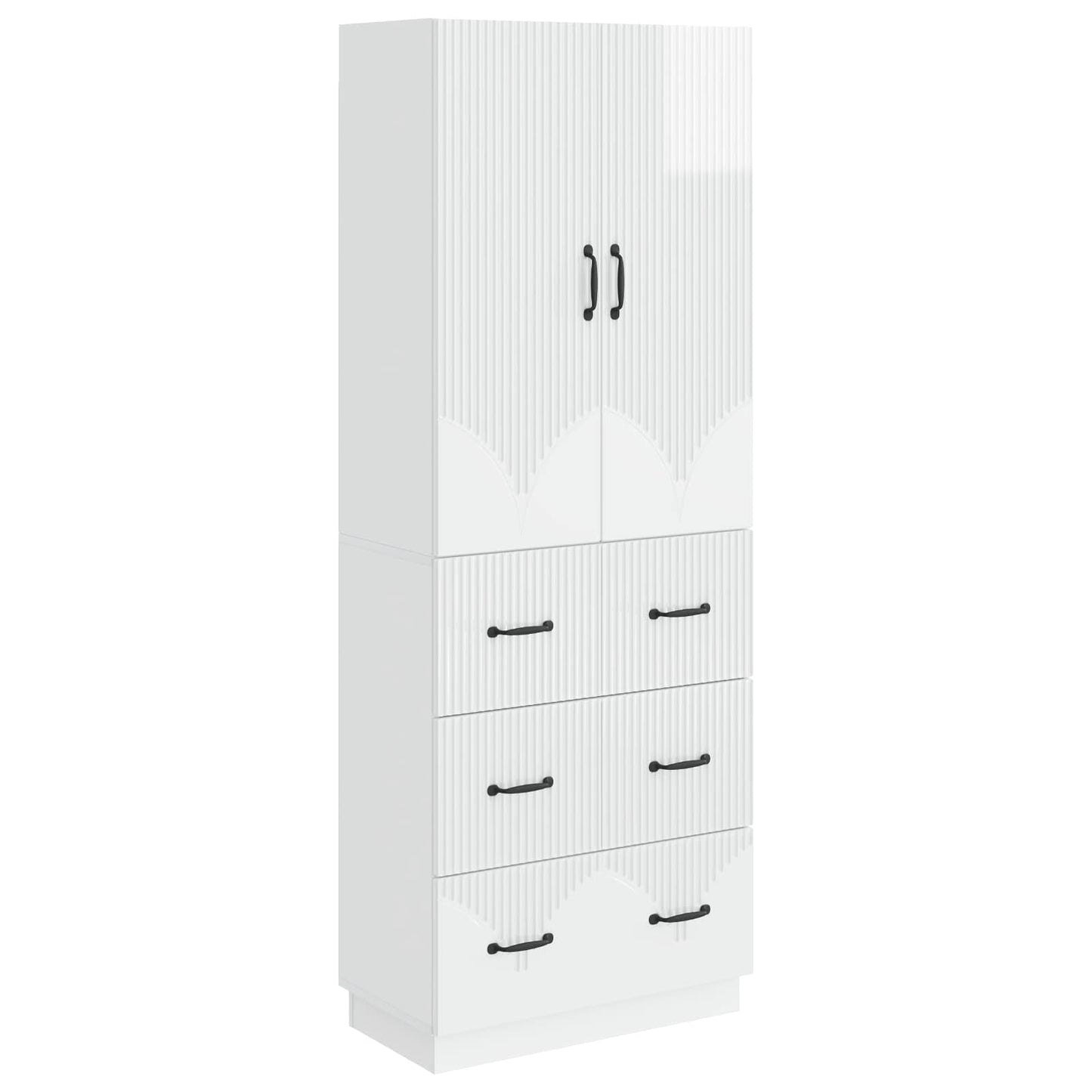 Cabinet Set 2 pcs 66 x 34.5 x 87 cm Engineered Wood