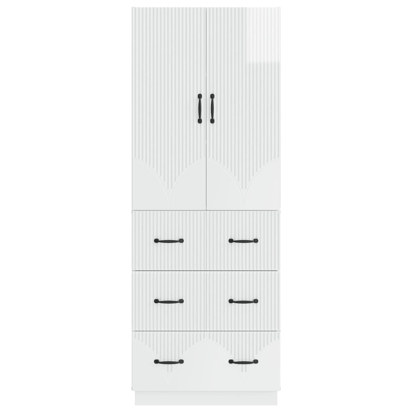 Cabinet Set 2 pcs 66 x 34.5 x 87 cm Engineered Wood