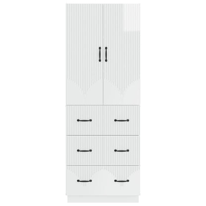 Cabinet Set 2 pcs 66 x 34.5 x 87 cm Engineered Wood