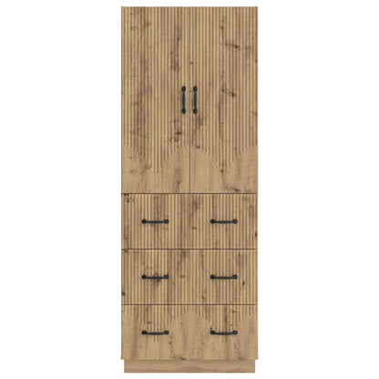 Cabinet Set 2 pcs Artisan Oak 66 x 34.5 x 87 cm Engineered Wood