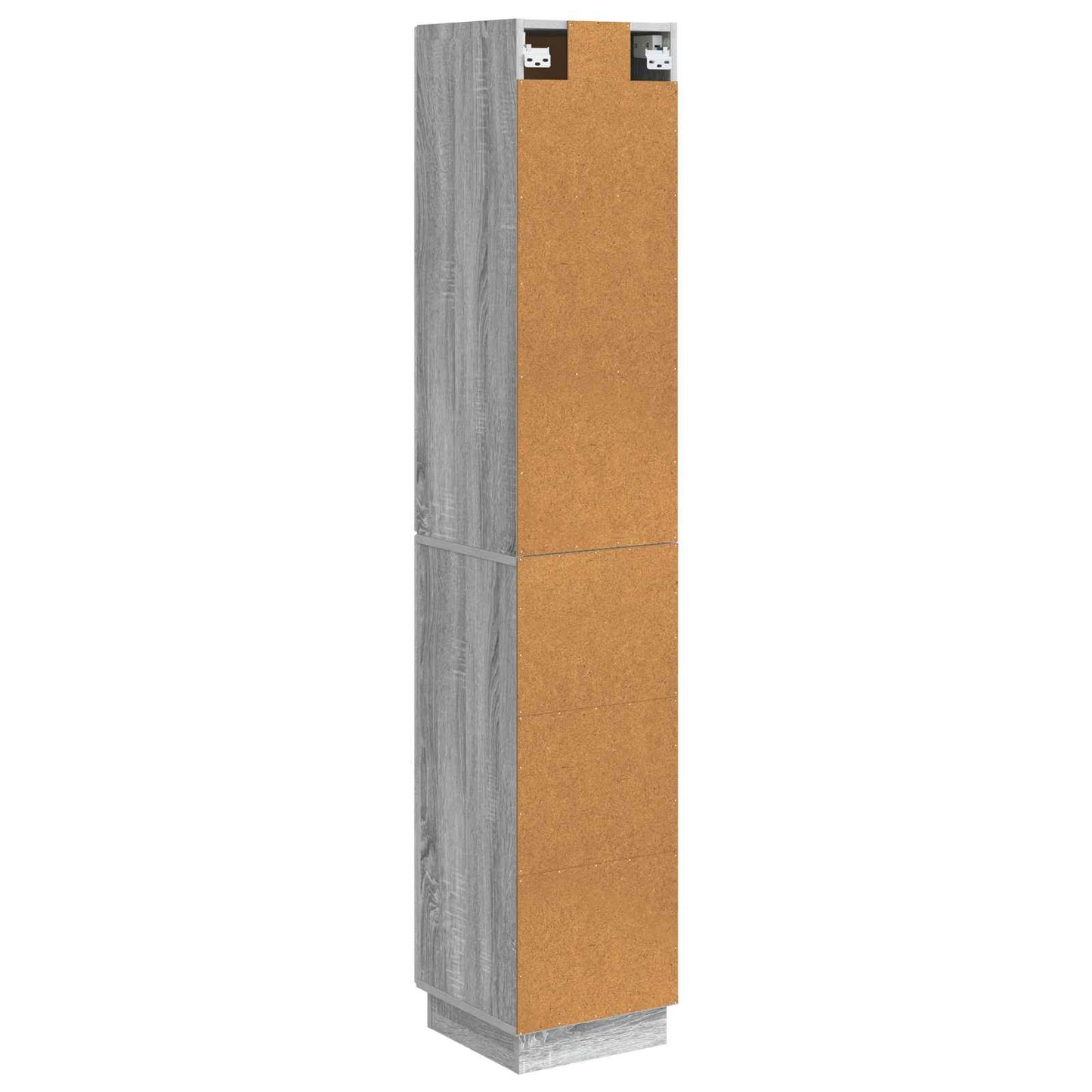 Cabinet Set 2 pcs 33 x 34.5 x 87 cm Engineered Wood Grey Sonoma