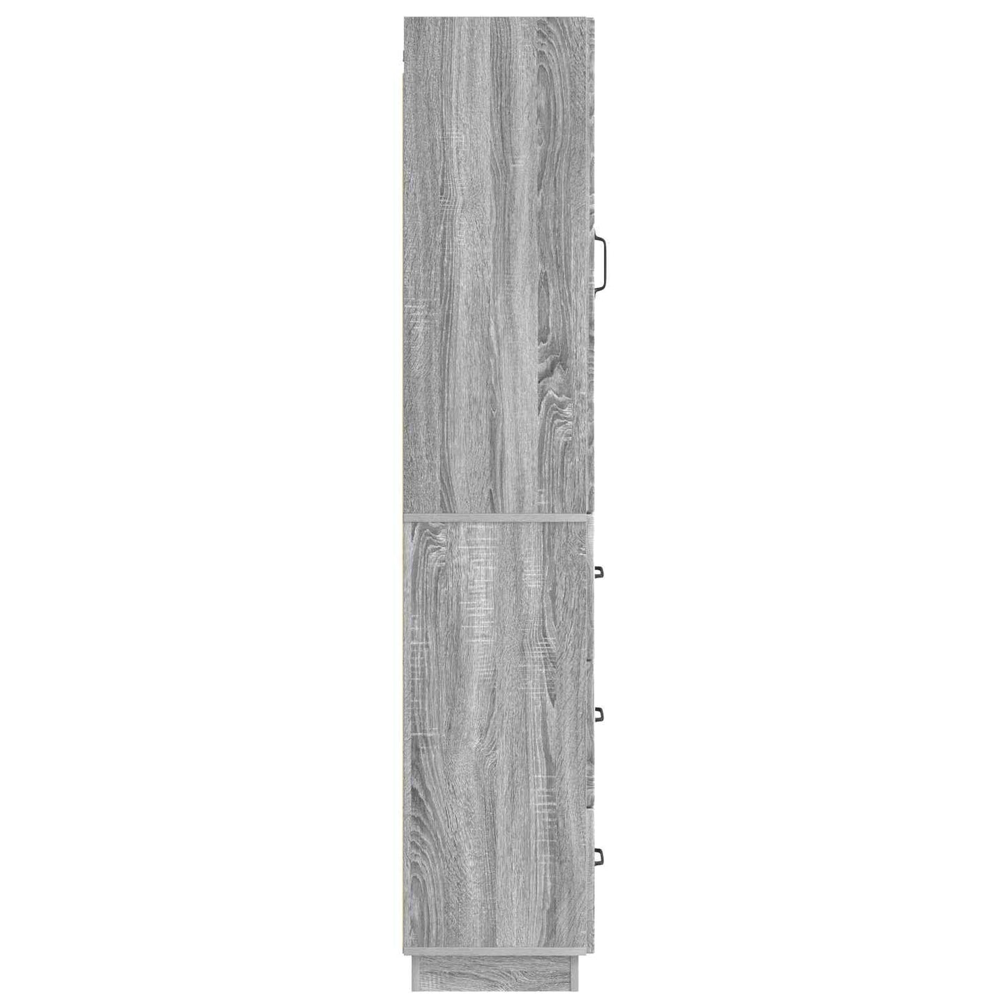 Cabinet Set 2 pcs 33 x 34.5 x 87 cm Engineered Wood Grey Sonoma