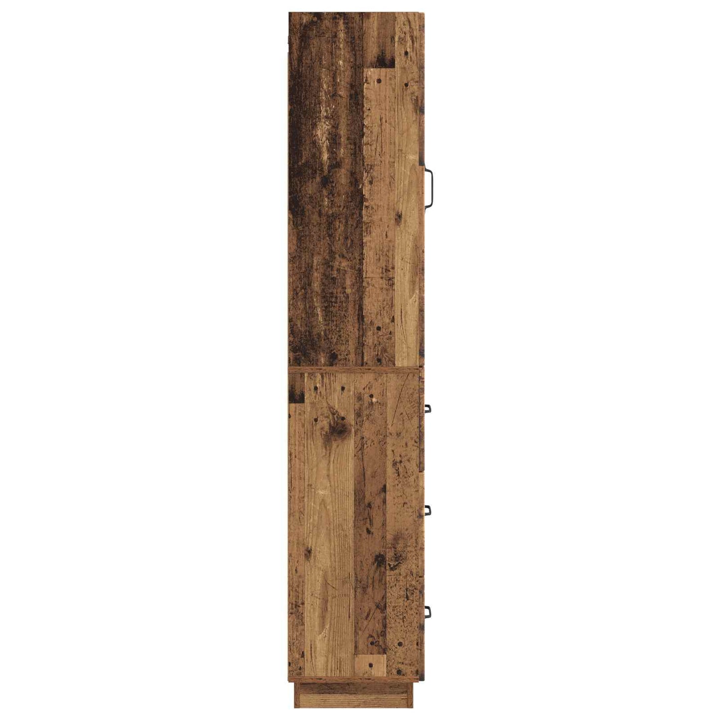 Cabinet Set 2 pcs Old Wood 33 x 34.5 x 87 cm Engineered Wood