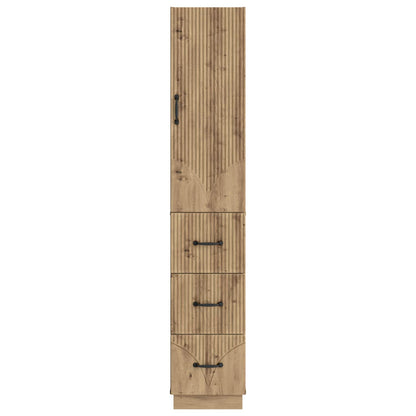 Cabinet Set 2 pcs Artisan Oak 33 x 34.5 x 87 cm Engineered Wood
