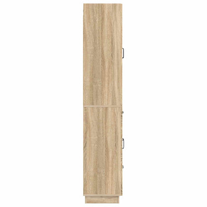Cabinet Set 2 pcs Sonoma Oak Engineered Wood