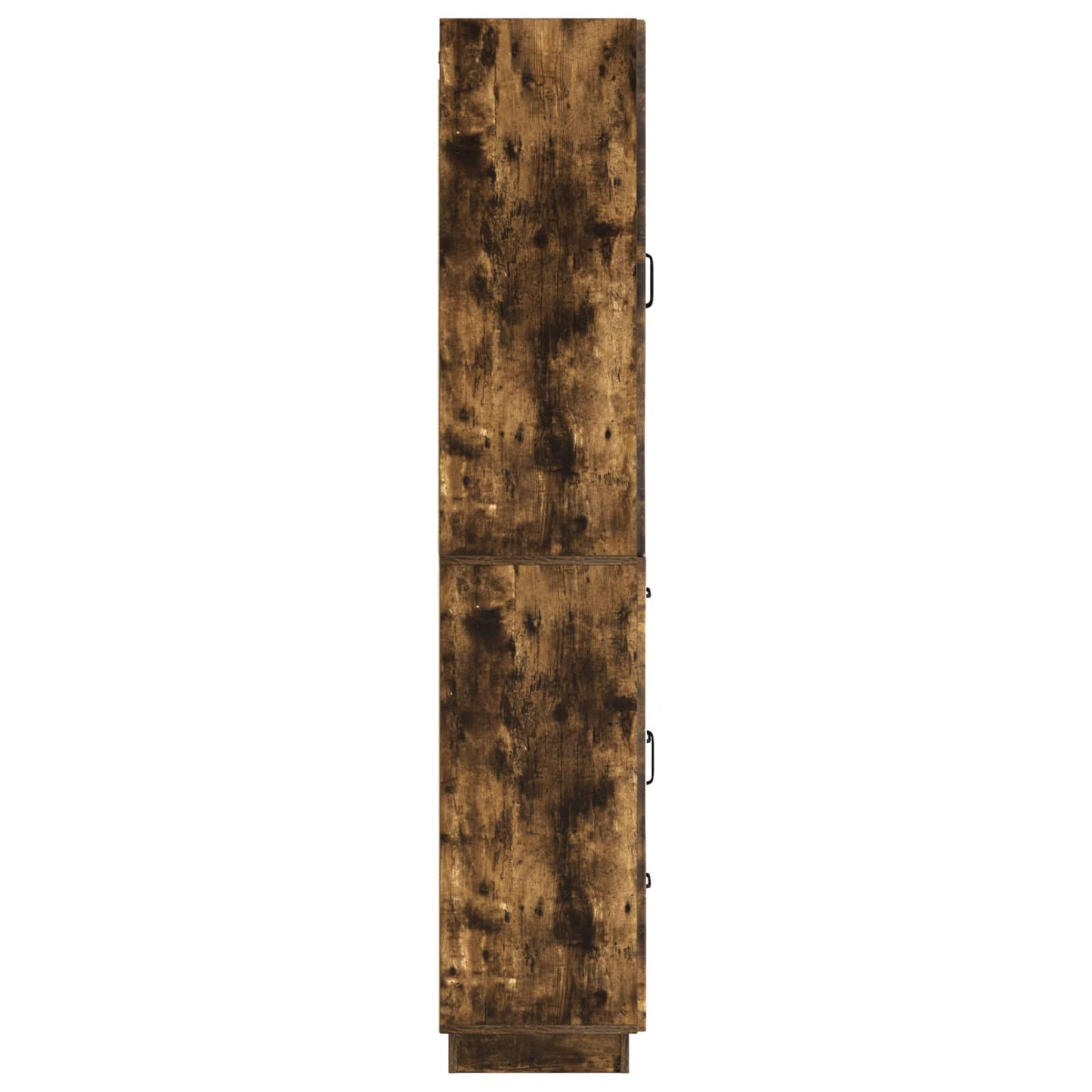 Cabinet Set 2 pcs Smoked Oak Engineered Wood
