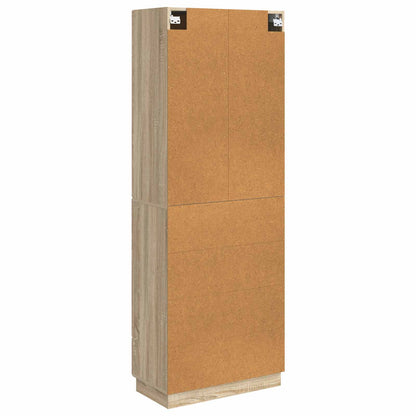 Cabinet Set 2 pcs Sonoma Oak Engineered Wood