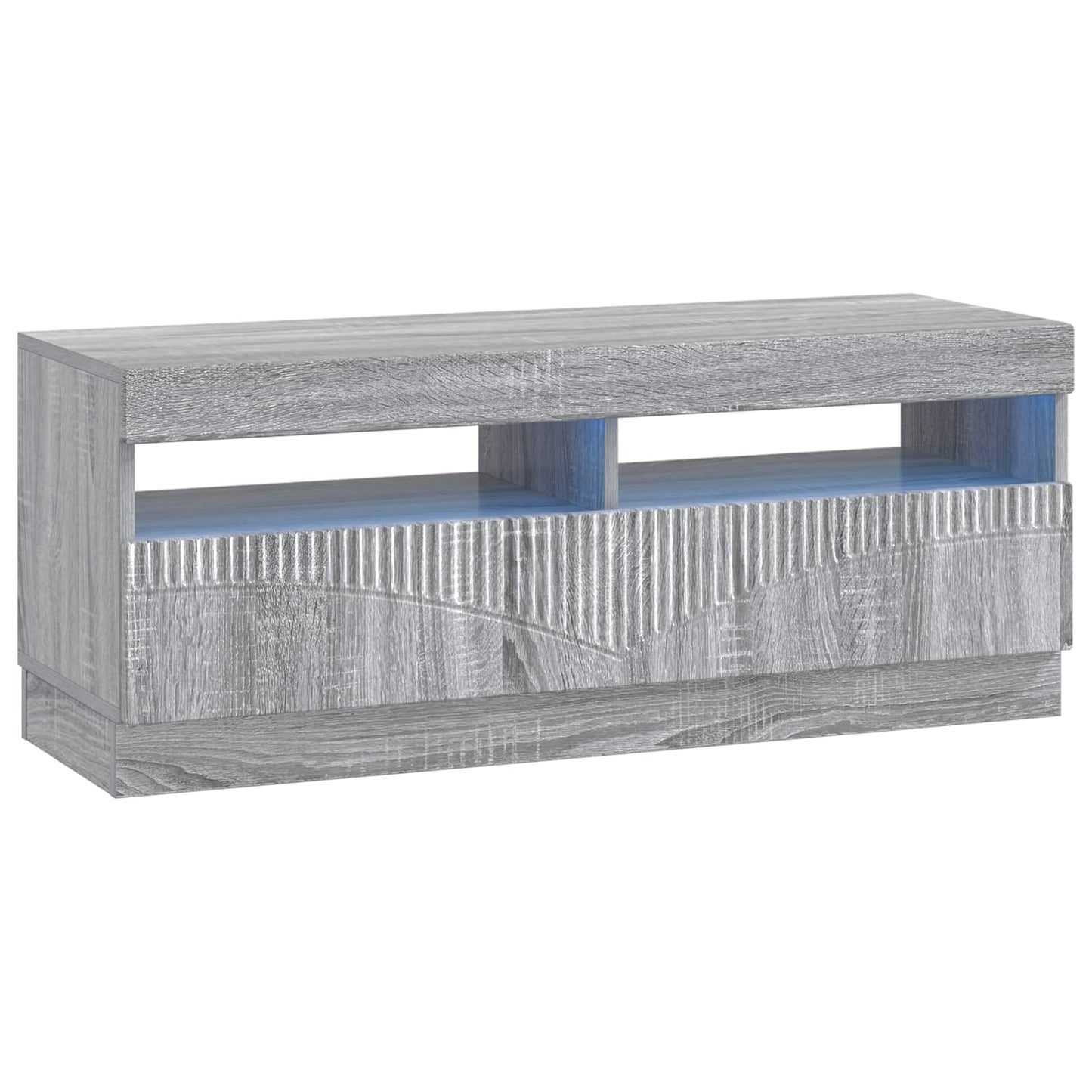 5 Piece LED TV Cabinet Grey Sonoma Engineered Wood