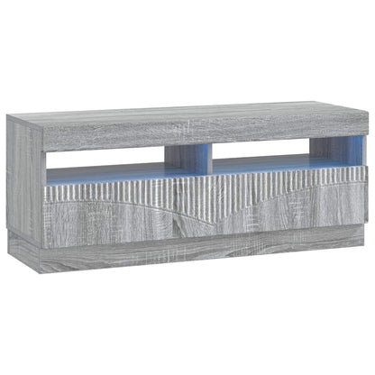 5 Piece LED TV Cabinet Grey Sonoma Engineered Wood