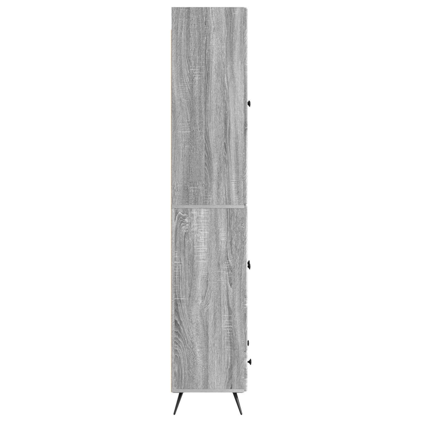 Cabinet Set 2 pcs Grey Sonoma Engineered Wood