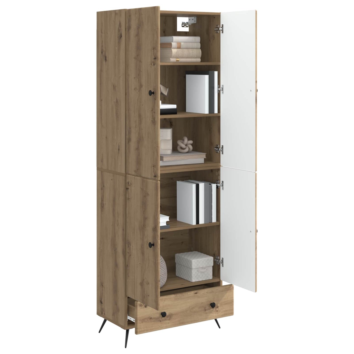 Cabinet Set 2 pcs Artisan Oak Engineered Wood