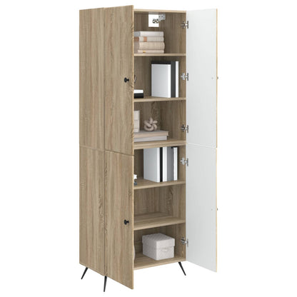 Cabinet Set 2 pcs Sonoma Oak Engineered Wood