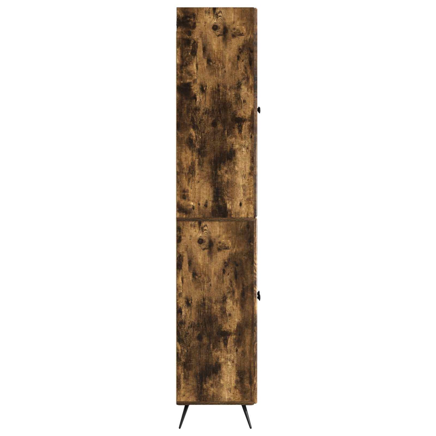 Cabinet Set 2 pcs Smoked Oak Engineered Wood