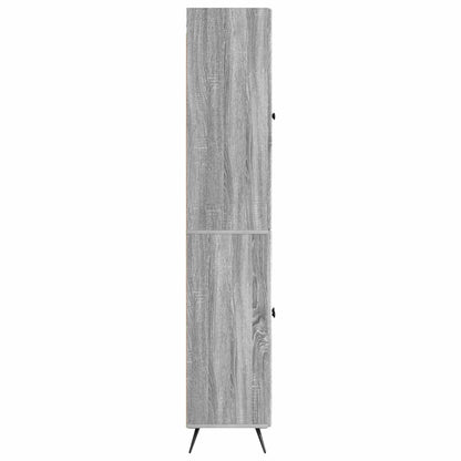 Cabinet Set 2 pcs Grey Sonoma Engineered Wood