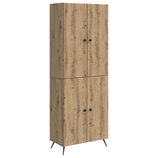 Cabinet Set 2 pcs Artisan Oak Engineered Wood